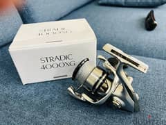 Shimano Stradic 4000 xg reel spooled with varivas line