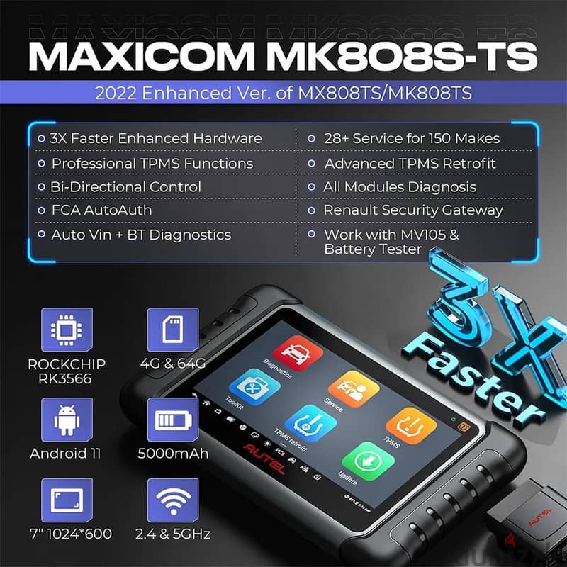 Autel Maxicom MK808S-TS 4