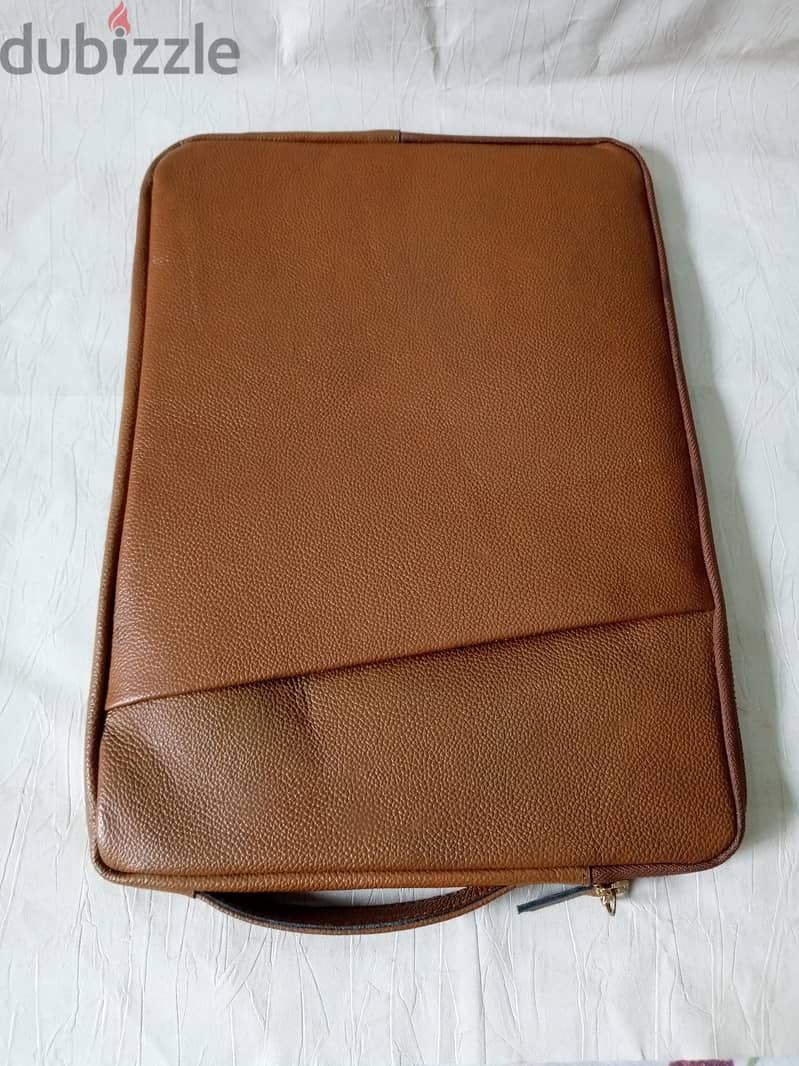 Laptop bag  / case leather 1