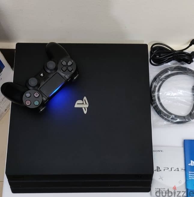 PS4 Pro 4k Gaming Good Condition full Set 1TB 0