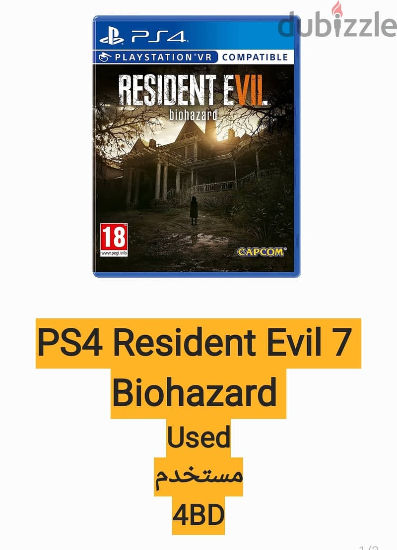 Capcom Resident Evil Biohazard - Pre-Owned (PS4) 