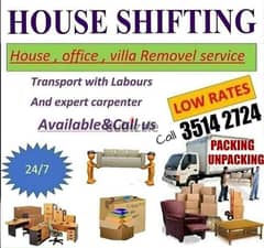 LOWEST RATE Household items Sifting Moving Delivery