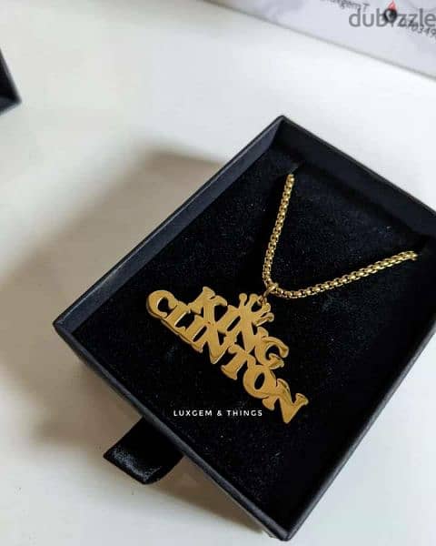 gold plated and original silver jewellery  customize your name 5