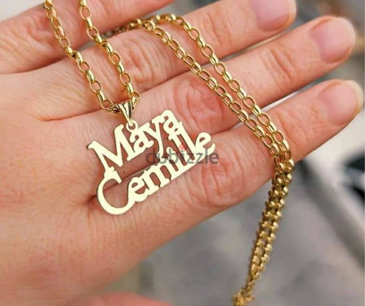 gold plated and original silver jewellery  customize your name 6