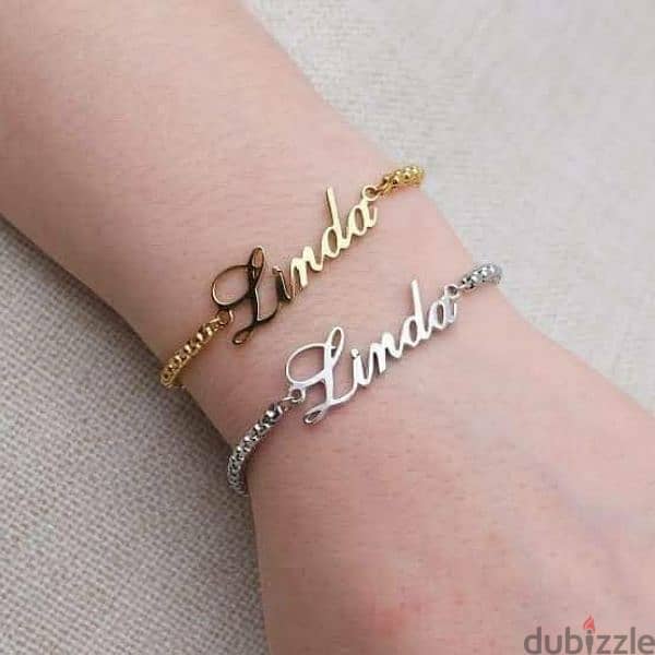 gold plated and original silver jewellery  customize your name 8