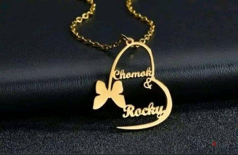 gold plated and original silver jewellery  customize your name 17