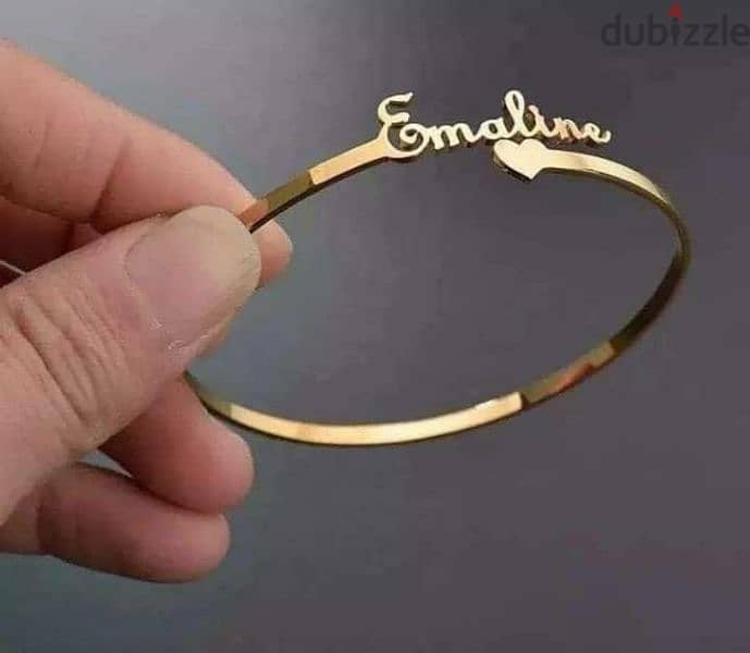 gold plated and original silver jewellery  customize your name 18