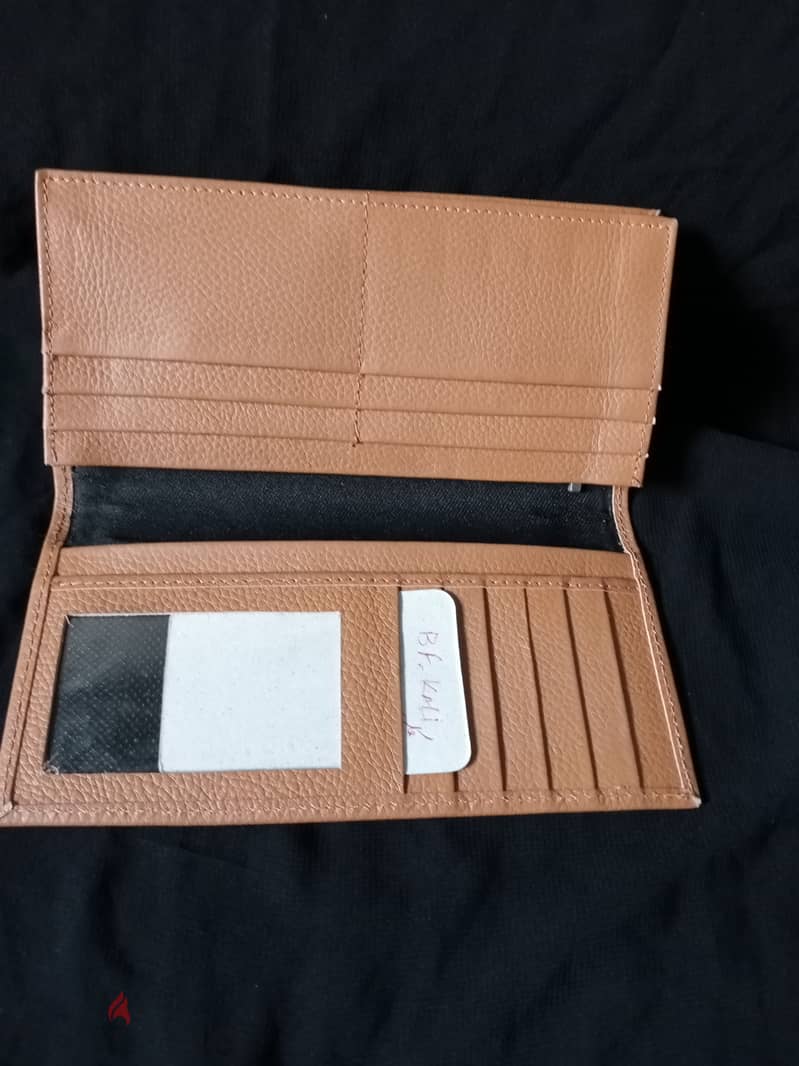 Ladies leather long wallets 1