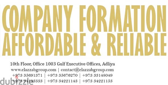 Best Service For Company Formation, Contact us, fee BD 49)