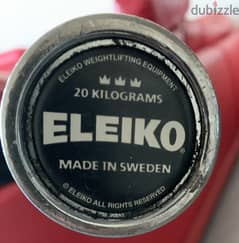 ELEIKO 20kg Barbell Olympic Weighlifting Competition 0