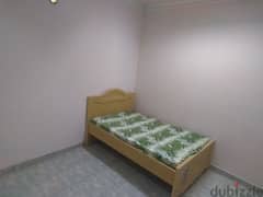 room, a bathroom, and a kitchen, including electricity, 120 dinars,