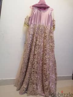 beautiful party gown. . heavy embroded on sale orignal ptice 25 bd 0