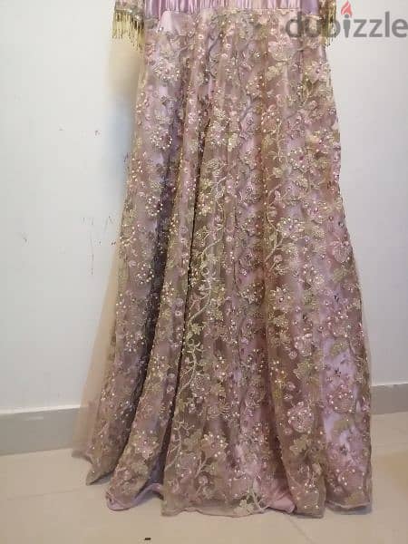 beautiful party gown. . heavy embroded on sale orignal ptice 25 bd 4