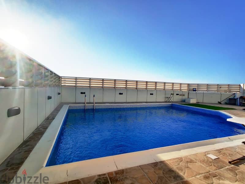 Fully furnished apartment / balcony Pool and Gym 7