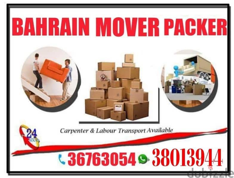 Bahrain mover packer transport carpenter labour service available 0