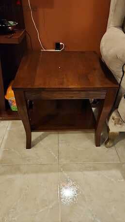 2 Pcs Coffee Table Set - Solid Wood 0