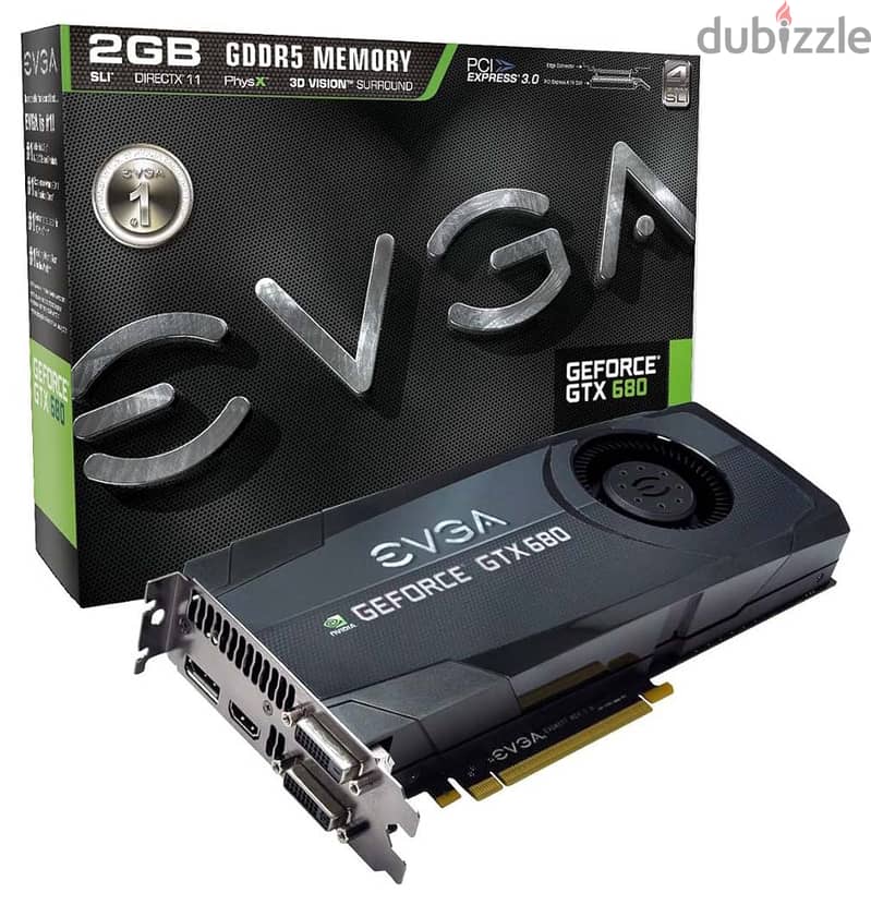 Graphics Card EVGA GeForce GTX 680 2048MB GDDR5 0