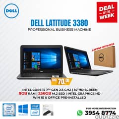 Dell i5 7th Generation Laptop 8GB RAM 256GB M. 2 Sata SSD With Box Good 0