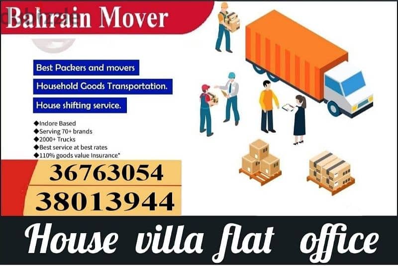 Bahrain mover packer transport carpenter labour service available 1