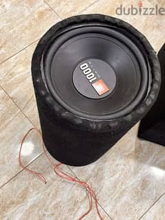 Jbl woofer best sale car price