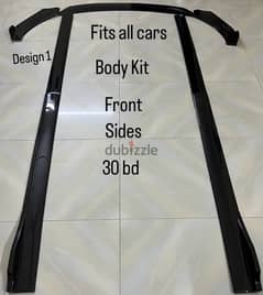 body kit front and sides skirts 30 bd new fits any cars