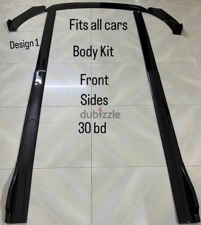 body kit front and sides skirts 25bd new fits any cars