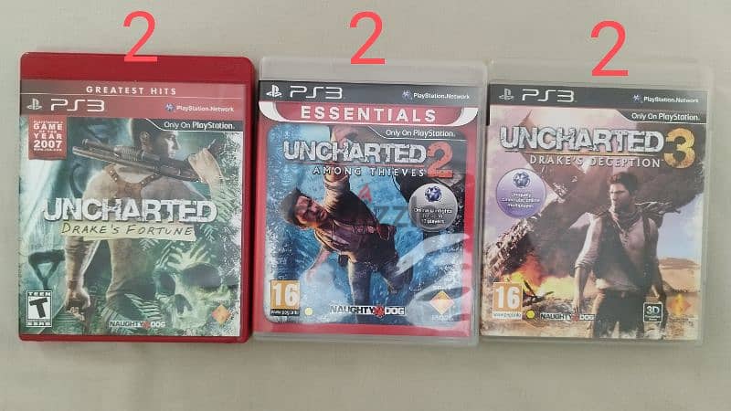 PS3 GAMES , GTAV , WATCH DOGS, LAST OF US, UNCHARTED, etc. 2
