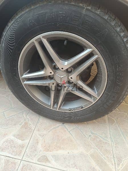 Mercedes rim size 16 with tyres 1