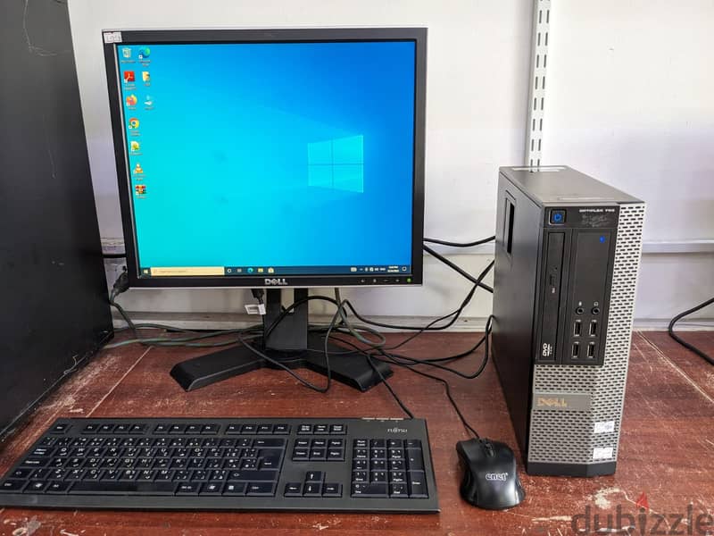 Dell I5 2nd Generation Computer OptiPlex With 17” Monitor 3.30Ghz 0