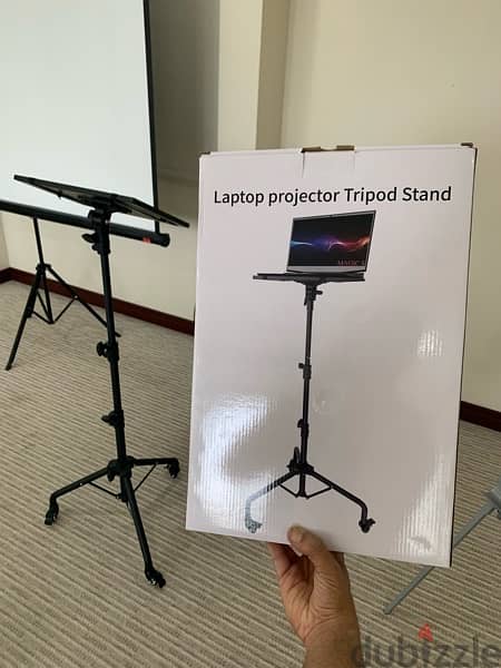 Tripod with wheels for Tablets, Laptops, Projectors 8