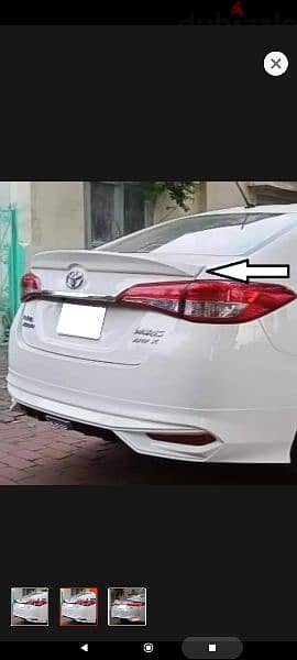 Spoiler Toyota Yaris 2017/2023