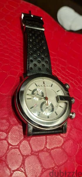 Gucci Watch Steel leather strap - used good condition 1