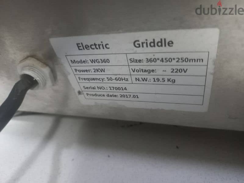 Griddle Electric 2