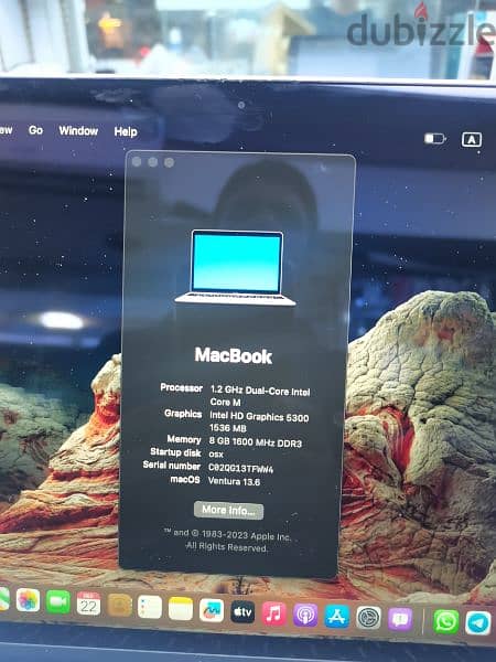 macbook 12" 8gb 500 storage 5