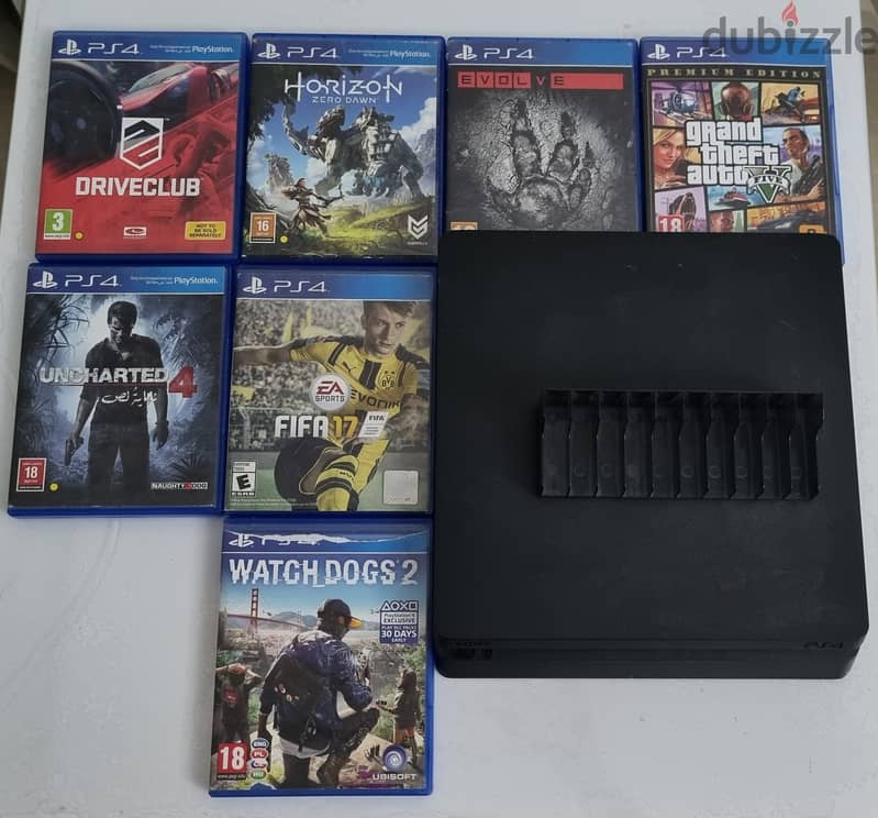 PS4 BUNDLE - (With 7 Games, 1 Conroller and a Game Stand) 0