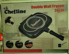Chefline High Quality double side frypan BBQ steak grill 0