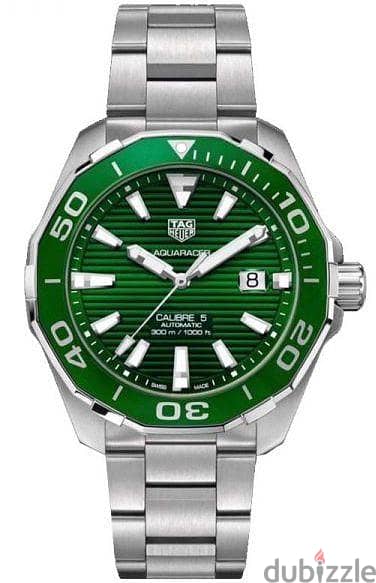 Rare and Discontinued  Tag Heuer Aquaracer Green Dial 0