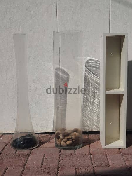 Home Decorating, Shelf and Flower Vase tall 1