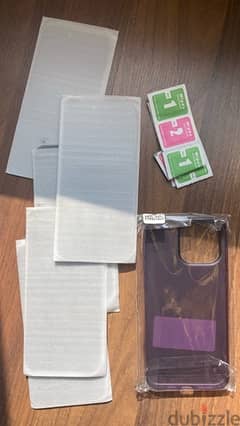 iphone 15 pro max case & 5 screen protector