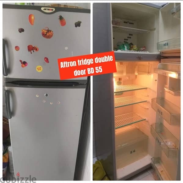 Aftron fridge and All type Ac washing machine for sale with delivery 0