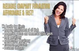 Come and start your Business! Good deals for company Formation