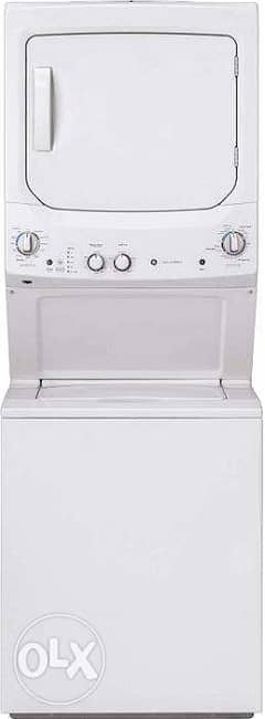 GUD27ESSMWW Unitized Spacemaker 3.8 Washer with Stainless Steel Bas 0