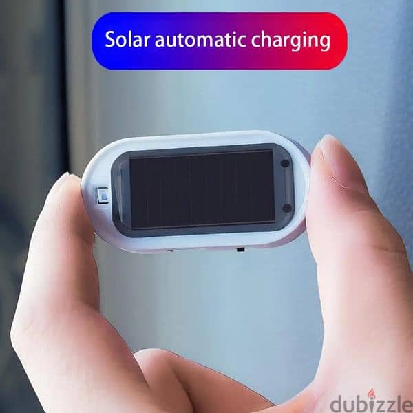 Solar Powered Simulated Dummy Alarm Car Fake Security Light 1