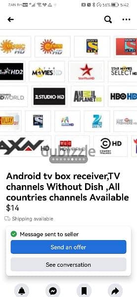 Watch TV Channels Without Dish/Android TV Box Reciever/SMART BOX 1