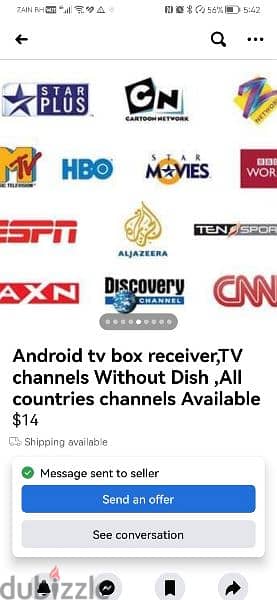 Watch TV Channels Without Dish/Android TV Box Reciever/SMART BOX 2