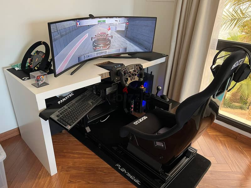 High-End Racing Simulator Rig with Haptics (Selling as FULL set ONLY) 0