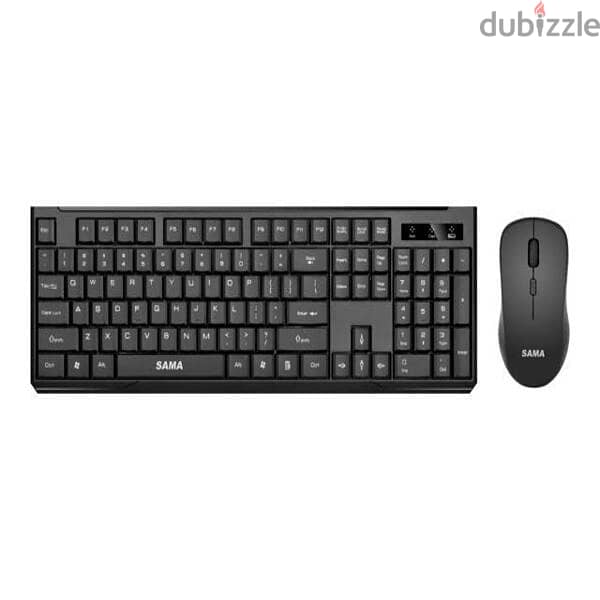 Affordable SAMA HJ7515 Slim 2.4G wireless Keyboard and Mouse Combo 0