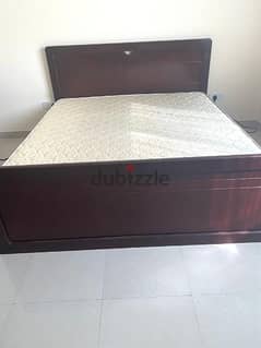 Bed- Double Cot and bed mattress for Sale