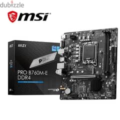 Affordable MSI PRO B760M-E DDR4 Motherboard LGA1700 0