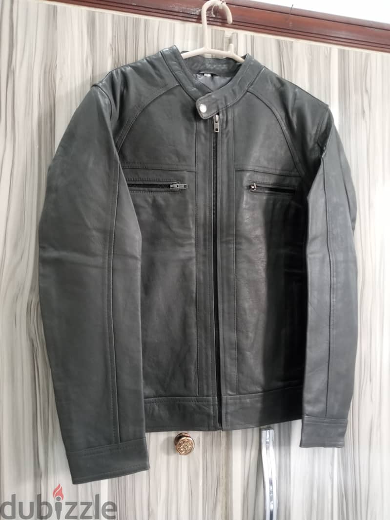 Men Genuine leather jacket 3